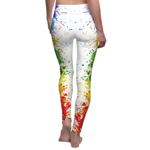 Leggings de sport pour femmes à taille haute, extensibles et ajustés, pour la course et l'entraînement, avec design personnalisé par sublimation - Product Image 5