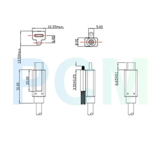 Câble USB 3.0 industriel Type-A vers Type-C avec verrouillage à vis unique USB-C 5 Gbit/s 3 A pour caméra de vision industrielle, robotique, hubs USB - Product Image 5
