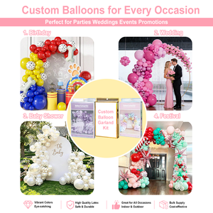 Kit de guirlande de ballons en latex mat en gros, ballons dorés métalliques pour fête prénatale bohème, jungle, anniversaire d'enfants, ensemble de ballons de mariage - Product Image 6