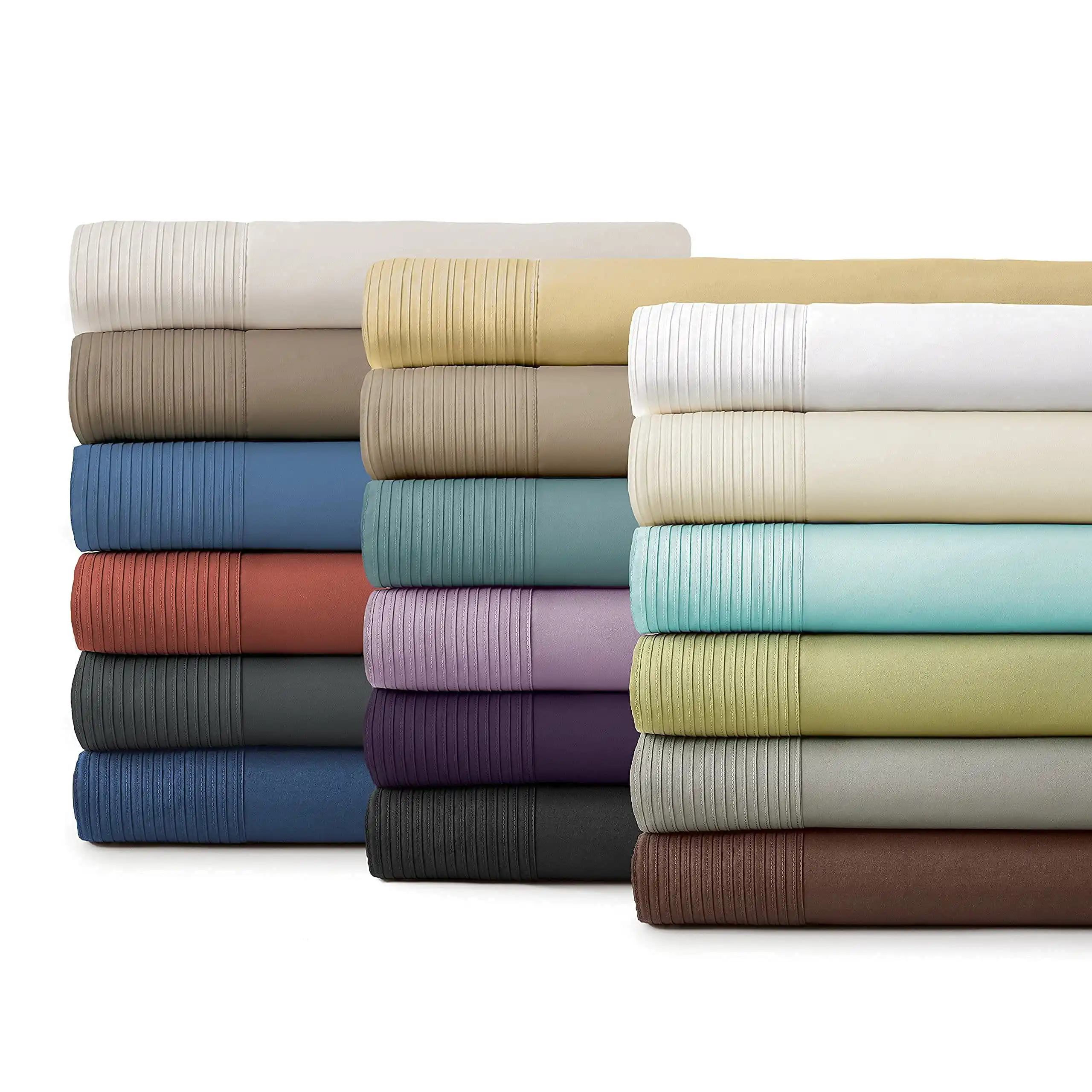 Soft Like 1800tc egyptian cotton sheet sets Home 4 Piece Microfiber Bed Sheet for Solid Color Comforter Bedsheet Bedding Set