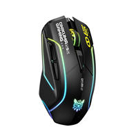 Ratón Inalámbrico para Juegos ONIKUMA DM06, Tres Modos, 2.4G, Bluetooth, Cableado, RGB, 12800 DPI, 1000Hz, Ratón para Esports para PC, Venta al por Mayor