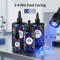 OSBANG UV Resin Hard Type Crystal Clear Fast Curing 85D High Hardness Bubble Free Resin for Artisan Keyboard Keycaps