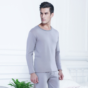 N002 Intimo Termico Invernale Ultra Morbido da Uomo, <span class=keywords><strong>Maglia</strong></span> a Maniche Lunghe con Doppio Strato Foderato in Pile - Product Image 4