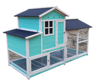 Poulailler en bois étanche pour animaux, 4 pièces, barrières à l'huile de lapin, cage d'extérieur à vendre - Product Image 1