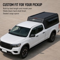 Capot de camionnette modulaire OEM, kit de toit rigide noir mat, portes latérales à charnières, rail de toit, ajustement personnalisé