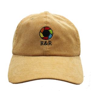 Gorra de Béisbol Bordada de Pana de 6 Paneles Personalizada de Alta Calidad - Product Image 1