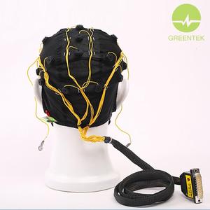 Greentek Certificato CE medica tradizionale <span class=keywords><strong>EEG</strong></span> Cap Starter Kit per la clinica di Routine Elettroencefalogramma di registrazione - Product Image 2