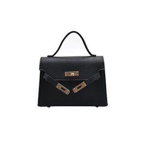 Solid Color Exquisite Mini Square Bag With <b>Lock</b> Embossed Fashion Women Shoulder Bag Trendy Crossbody Handbag - Product Image 3
