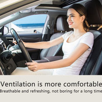 Kühle Luft Zuhause & Auto Kissen Massage Sommersitz Belüftung Kühlung Transpiration Auto Kühlkissen mit Lüfter Massagekissen