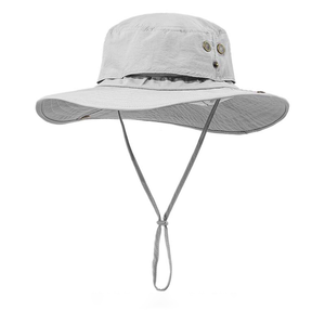 Chapeaux Bob en Gros avec Cordon Unisexe Séchage Rapide Protection Solaire Large pour Randonnée et Pêche - Product Image 3