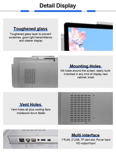 Bán Hot Android Wifi 19 inch mở khung 1500 nits <span class=keywords><strong>LCD</strong></span> <span class=keywords><strong>TV</strong></span> kỹ thuật số biển Video Player - Product Image 5