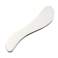 Petit grattoir en acier inoxydable en forme de S pour fascia, outil Gua Sha, sonde de décompression musculaire pour libération myofasciale, outil facial en métal