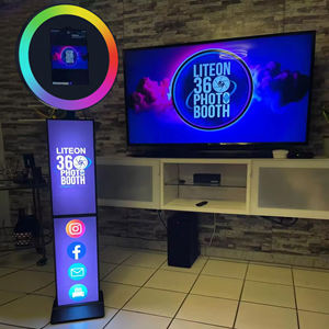 Kit Profesional de Fotomatón para iPad con Anillo de Luz, Impresora, Soporte, Estuche de Espuma - Garantía de 2 Años, Metálico, Capacidad para 15 Personas, Pantalla de 10.2-13'' - Product Image 1