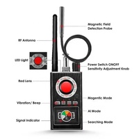 Détecteur de caméra anti-espion RF sans fil K88 Détecteur de caméra infrarouge Détecteur de signal de traqueur GPS