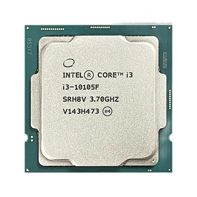 For Intel Core I3-10105F I3 10105F 3.7 GHz Quad-Core Eight-Thread New CPU Processor L3=6M 65W LGA1200