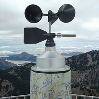 Stasiun cuaca Anemometer terintegrasi Rs485 Modbus 0-5v Output stasiun cuaca terintegrasi Sensor kecepatan dan arah Zigbee