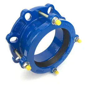 ANSI PN16 universal flexible ductile iron flange adapter