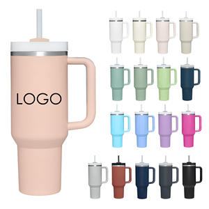 แก้วน้ำสแตนเลสเก็บความร้อนความเย็น ขนาด 40 ออนซ์ พร้อมหูจับ ขายส่งจำนวนมาก รับผลิตตามสั่ง - Product Image 1