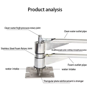 Haute pression 360 degrés 5-1/2 lavage <span class=keywords><strong>de</strong></span> <span class=keywords><strong>voiture</strong></span> en porte-à-faux Non télescopique Double lavage <span class=keywords><strong>de</strong></span> <span class=keywords><strong>voiture</strong></span> bras oscillant lavage <span class=keywords><strong>de</strong></span> <span class=keywords><strong>voiture</strong></span> culbuteur - Product Image 6
