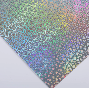 Papier laser à effet cœur scintillant, best-seller, papier laser épais et vibrant, papier doré et argenté, papier fait main, papier miroir en aluminium - Product Image 1