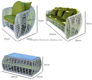 Canapé d'extérieur en <span class=keywords><strong>rotin</strong></span> blanc simple et créatif pour jardin, patio, extérieur creux, meubles à <span class=keywords><strong>pendule</strong></span>, canapé en <span class=keywords><strong>rotin</strong></span> simple imperméable à l'eau et au soleil - Product Image 6