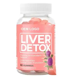 Veganistische Lever Detox Reinigen En Repareren Gummies Melkdistel Extract Zink Gummies