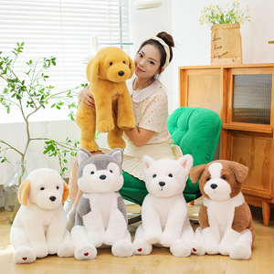 Peluche de Perro Grande con Logotipo Personalizado, Husky, West Highland White Terrier, Labrador <span class=keywords><strong>Retriever</strong></span>, <span class=keywords><strong>Golden</strong></span> <span class=keywords><strong>Retriever</strong></span>, Muñeco de Peluche, Almohada - Product Image 2