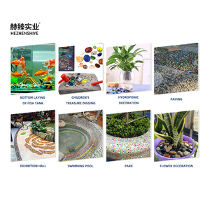 Adoquines y <span class=keywords><strong>Piedras</strong></span> Naturales Pulimentadas de Yuhua, de Colores Mixtos, Ecológicas y Duraderas <span class=keywords><strong>para</strong></span> Manualidades Artísticas y Diseño de Paisajes - Product Image 4
