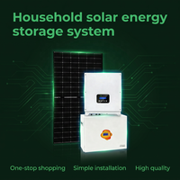 Système de stockage d'énergie professionnel au lithium LiFePO4 5 KWH avec alimentation solaire 3 kW pour système de secours résidentiel