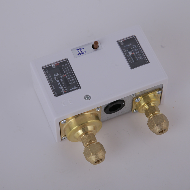 Dual Pressure Controller for Refrigeration Compressor Systems Water OEM Customizable AC 220V CE Certified Adjust High/Low Limit
