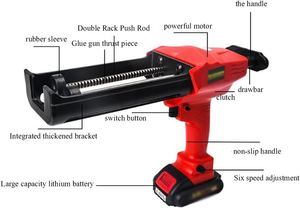 Pistola de calafateo automática de 21 V, herramienta para sellar juntas, pistola de silicona para juntas estéticas - Product Image 5