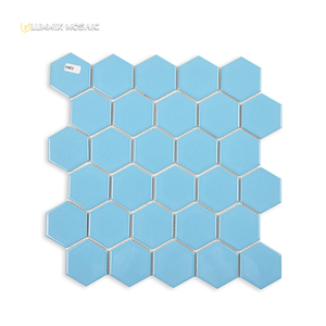 Gạch Khảm Hoa Văn Màu Hỗn Hợp Gốm Khảm Hình Lục Giác 282X271mm - Product Image 5