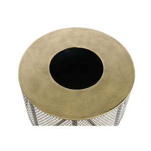 Juego de 2 Macetas de Metal 33X33X67 Negras - Product Image 3