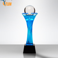 Trophée de design unique de marque Talon, gravé au laser, en cristal poli, pour récompenses sportives, marathon et événements professionnels, conception personnalisée sur mesure