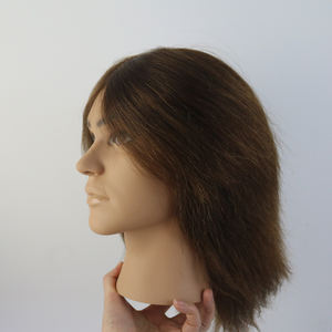 ผมมนุษย์แท้100หุ่นจำลองหัวช่าง<span class=keywords><strong>ตัดผม</strong></span>สำหรับฝึกทำผมตุ๊กตาสำหรับฝึกทำผม - Product Image 3