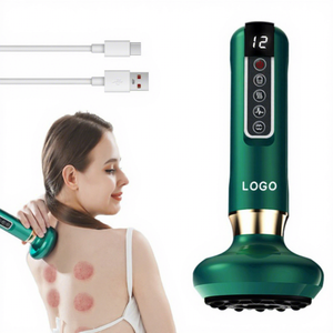 0728 Dispositivo de Masaje Portátil de Terapia de Ventosas Inteligente con 12 Niveles de Succión, Guasha y Vacío con Calor - Product Image 1