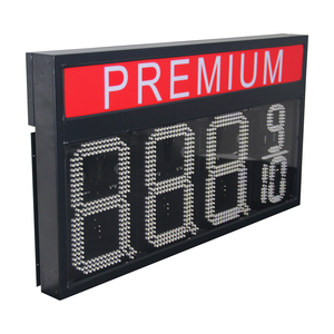 L'écran de <span class=keywords><strong>prix</strong></span> numérique blanc 10 pouces 88.89/10 avec le mot rétro-éclairé «PREMIUM» utilisé dans les stations-service aux États-Unis - Product Image 2