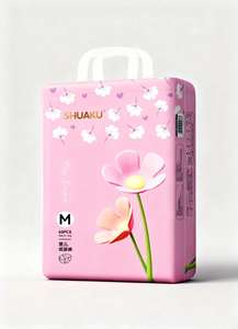 Couches-culottes jetables personnalisées pour bébé, surface sèche, <span class=keywords><strong>taille</strong></span> 4, ultra-fines et respirantes, concevez vos propres couches pour bébé - Product Image 3