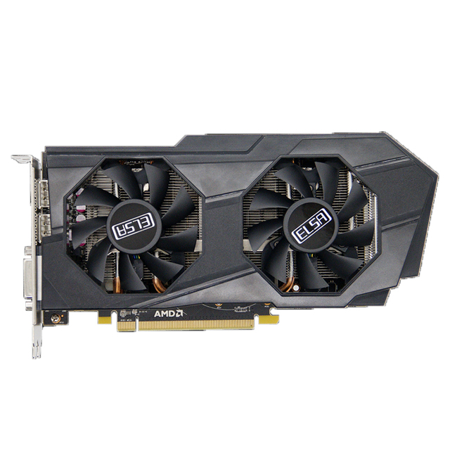 Factory Wholesale ELSA Brand New GDDR5 GPU 7000MHZ RX580 8GB 2048sp Graphics Card 256BIT