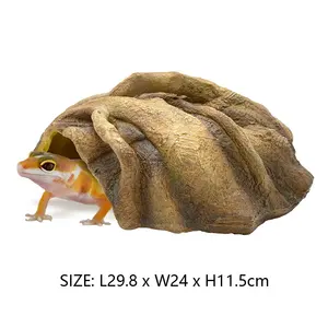 Wholesale Good Price Resin Snake Cave And Animal Hide Place Landscape For Reptiles