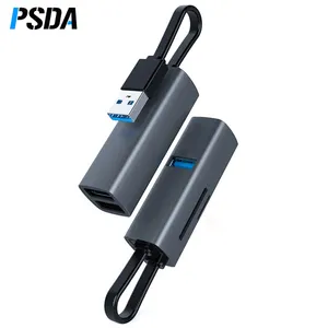 PSDA Type C USB C HUBドックステーション3.0Huawei Macbook Pro Air ProカーコンピューターUSBエクステンダー用5ポートマルチスプリッターアダプター