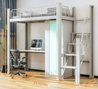 Lits superposés modernes en métal pour adultes, meubles de maison économiques, tailles simple et double avec structure en fer pour chambre ou salon