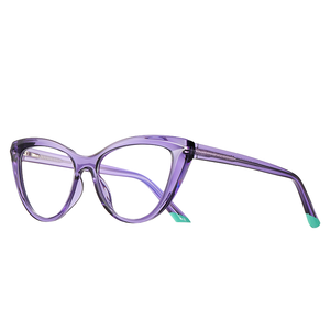 Classique Cat Eye Full Frame Spectacles TR90 Original Party <span class=keywords><strong>Lunettes</strong></span> Anti-Blue Light <span class=keywords><strong>Lunettes</strong></span> pour Jeunes Dames Ordinateur - Product Image 1