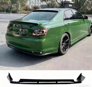 Kit de Carrocería Deportivo ABS para Auto, Directo de Fábrica, Alerón Delantero, Alerón Trasero, Faldones Laterales Negros para Mark X 2005-2009 - Product Image 6