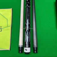 Queue de billard en fibre de carbone Premium ZENI XM Inlay, 12,2 mm et 12,5 mm, en bois et carbone, pour snooker et billard