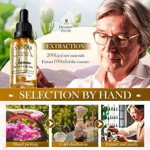 OEM SADOER Etichetta Privata Olio Essenziale Puro di Gelsomino Naturale con Vitamina <span class=keywords><strong>C</strong></span> per Capelli e Corpo, Rilassante per Massaggi - Product Image 6