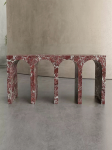 Mesa <span class=keywords><strong>Consola</strong></span> de Mármol Moderna de Estilo Nórdico Personalizada, <span class=keywords><strong>Convertible</strong></span> en Forma de Arco para Entrada, Mueble de Salón, <span class=keywords><strong>Consola</strong></span> de Entrada para el Hogar - Product Image 4