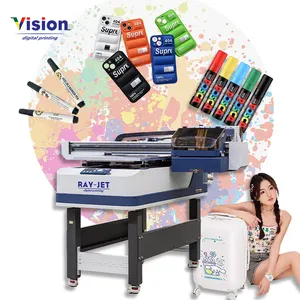 6090 UV Dtf Printer Machine Custom Stickers UV Printer Swimming Cap Label Printing Machine Digital Printer