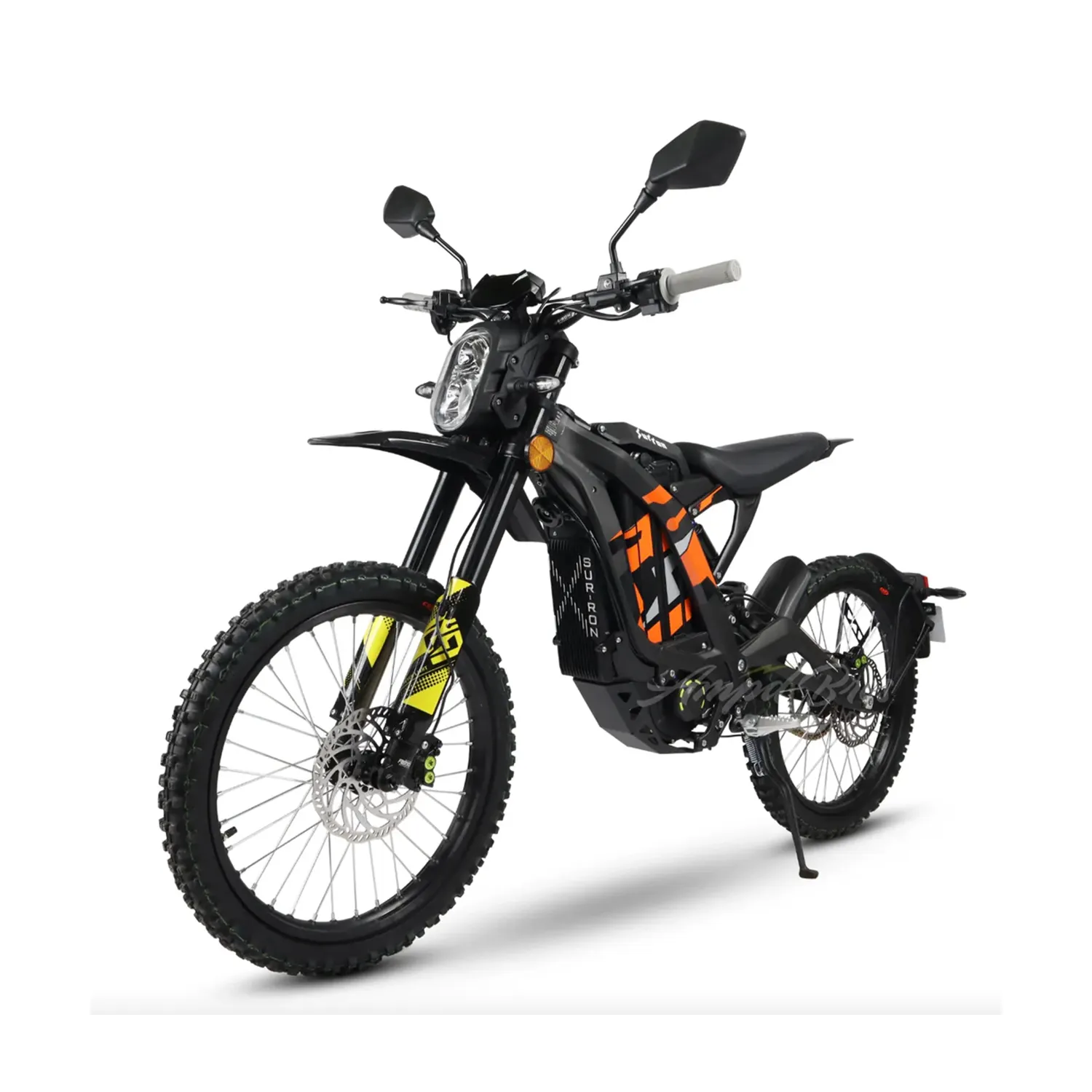 2024 Surron電気ダートバイク60v 6000w Middrive Ebike 40Ah 21700取り外し可能なKKE懸濁液の電気オートバイの道法的
