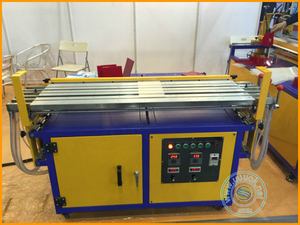 เครื่องดัดเส้นอะคริลิกพลาสติกแบบหลายฟังก์ชั่นพร้อมมอเตอร์ PLC กึ่งอัตโนมัติสำหรับการแปรรูปอะลูมิเนียม - Product Image 4
